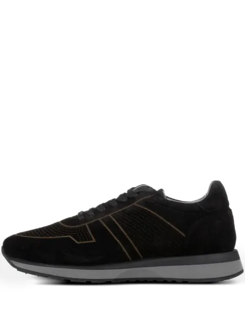 Poche Paris perforated sneakers Black FMROMAIN600250