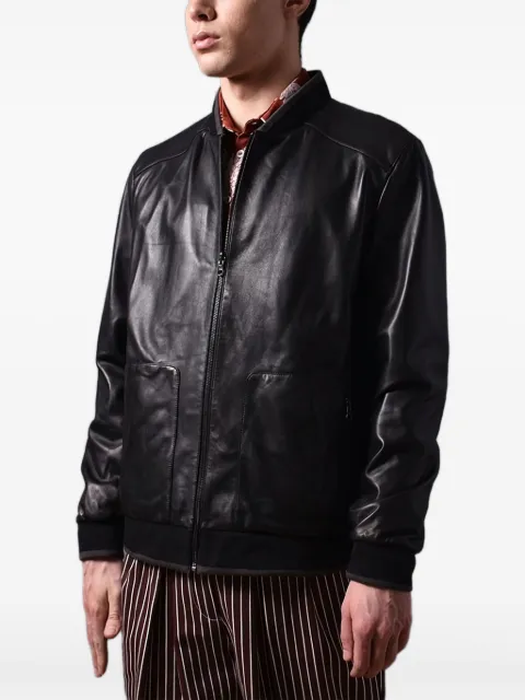 Poche Paris leather jacket Black MW697