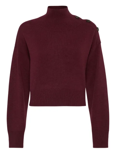 Brunello Cucinelli cashmere sweater Red M12707314C9663