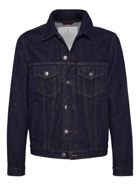 Brunello Cucinelli cotton denim jacket Blue M233P6909C9014