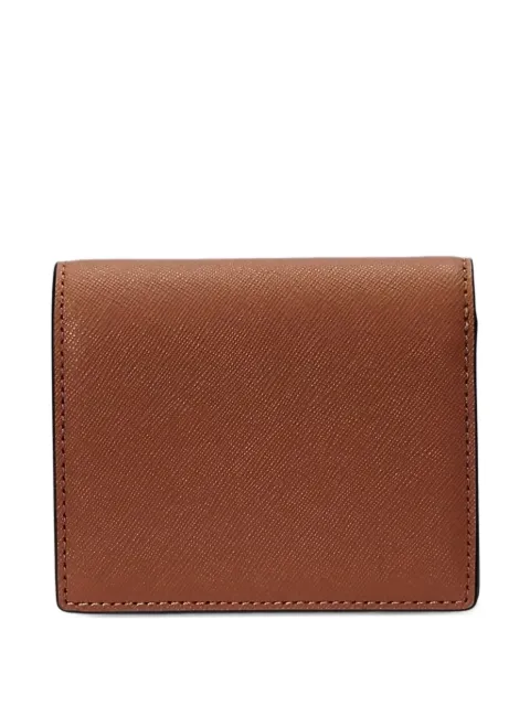 Lauren Ralph Lauren Saffiano leather cardholder Brown 432962112