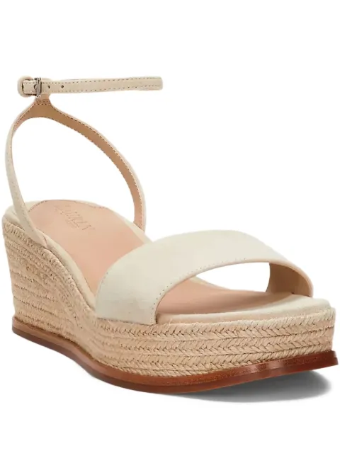 Lauren Ralph Lauren 35mm suede espadrilles Neutrals 802920421