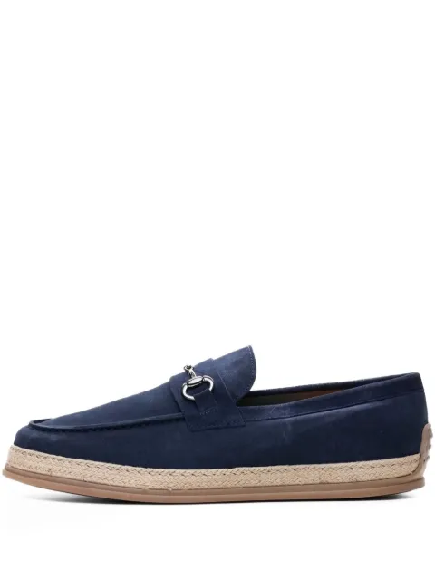 Poche Paris suede loafers Blue FMDION600131