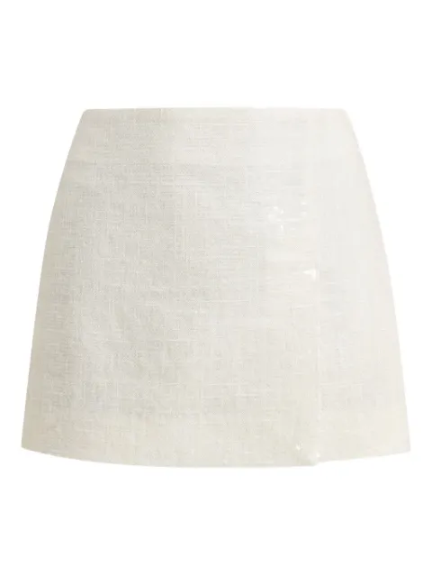 16Arlington Minerva mini skirt White SMN145AW25HSC01