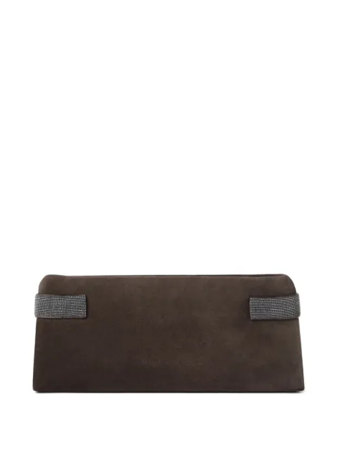 Brunello Cucinelli Essence clutch bag Brown MBDLD2746C7284