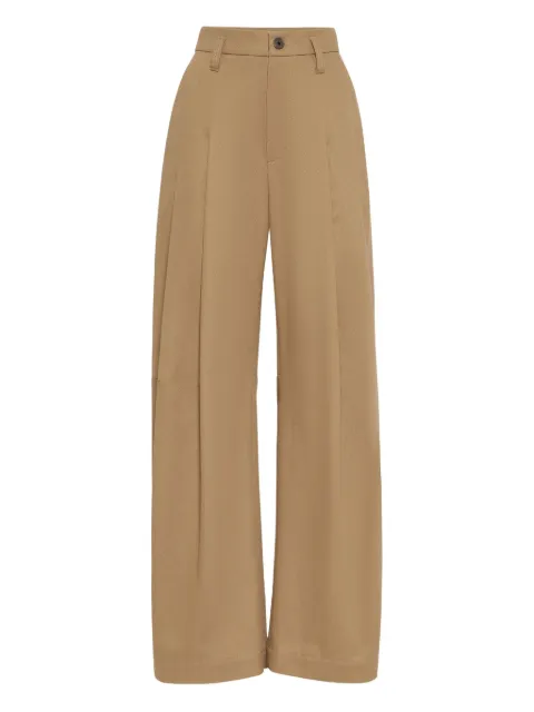 Brunello Cucinelli cotton trousers Brown MB141P9022C5785