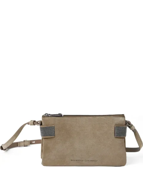 Brunello Cucinelli mini Essence crossbody bag Neutrals MBDLD2745C5859
