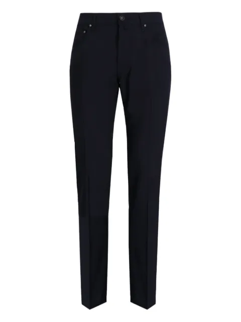 Jacob Cohën logo-patch trousers Blue JUMQW004S3794