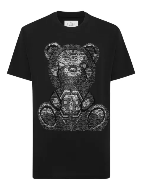 Philipp Plein 3D Terry t-shirt Black UAECMTK8788PJY002N