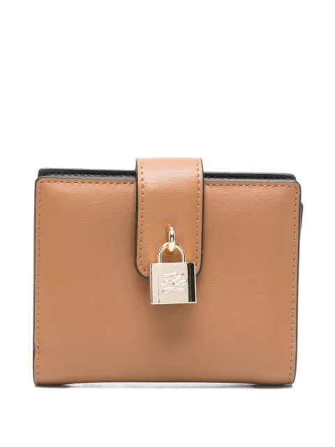 Karl Lagerfeld padlock-detailing wallet Brown A3W320391XV