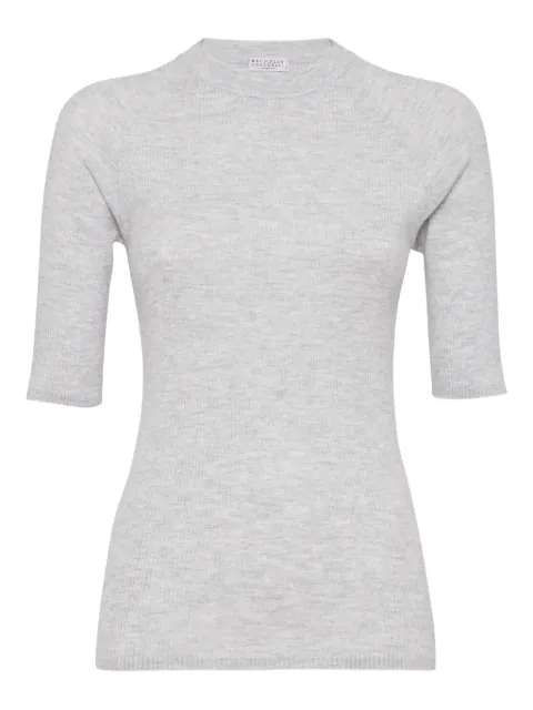 Brunello Cucinelli ribbed-knit jumper Grey M9A822200C072