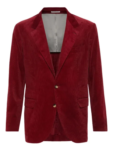 Brunello Cucinelli Velvet blazer Red ML4627BTDC4506