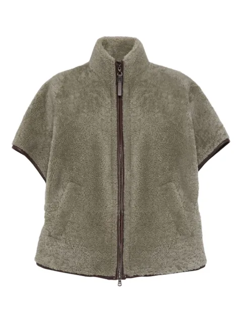 Brunello Cucinelli Monili chain-detail shearling jacket MPMCM7733C1928