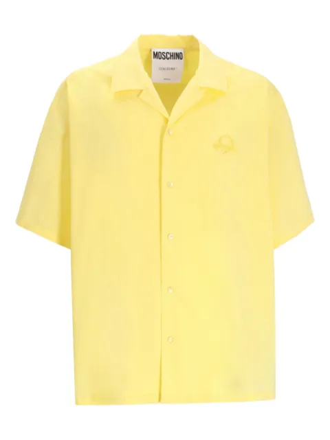 Moschino short-sleeve button-up shirt Yellow 251ZZ02170234