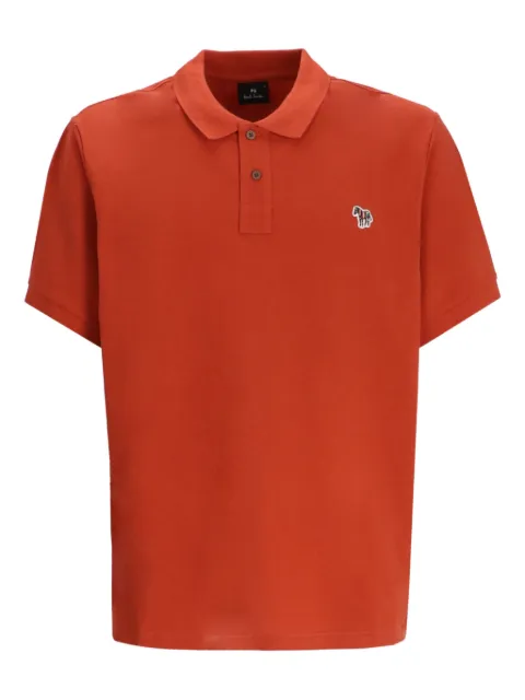 PS Paul Smith Zebra-patch polo shirt Red M2R183KZT20067