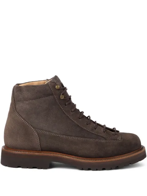 Brunello Cucinelli suede hiking boots Brown MZUNVJW717CZD87