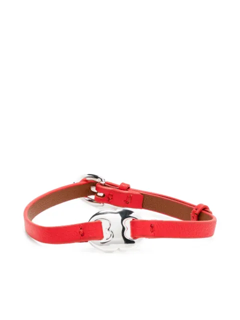 Tory Burch Gemini leather bracelet Red 168087
