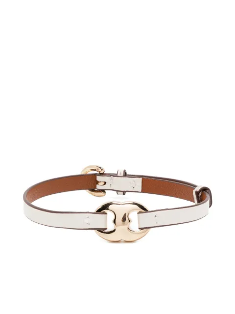 Tory Burch Gemini leather bracelet White 168087