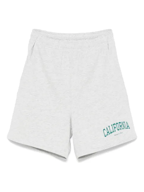 Sporty & Rich cotton-blend shorts Grey SH039622501