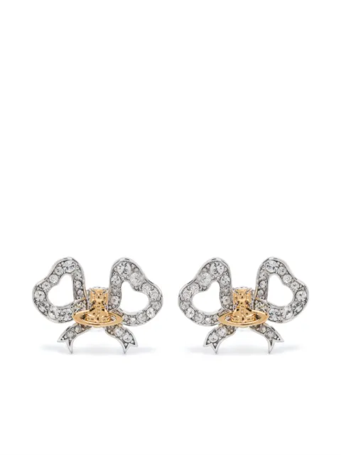Vivienne Westwood Rigoberta crystal-embellished earrings Silver 6201037J02P580