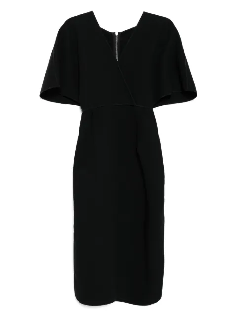 Maticevski v-neck short sleeves dress Black DR5490