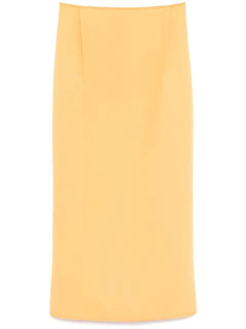 Maticevski Antenna pencil skirt Yellow SK5473