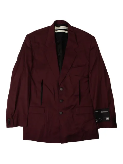 Off-White single-breasted blazer Purple OMEF041F19F170032400