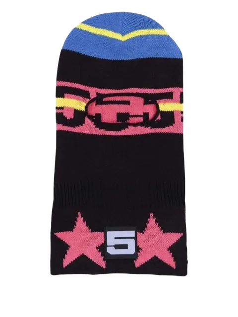 SP5DER star-motif knitted balaclava Black SP5768071