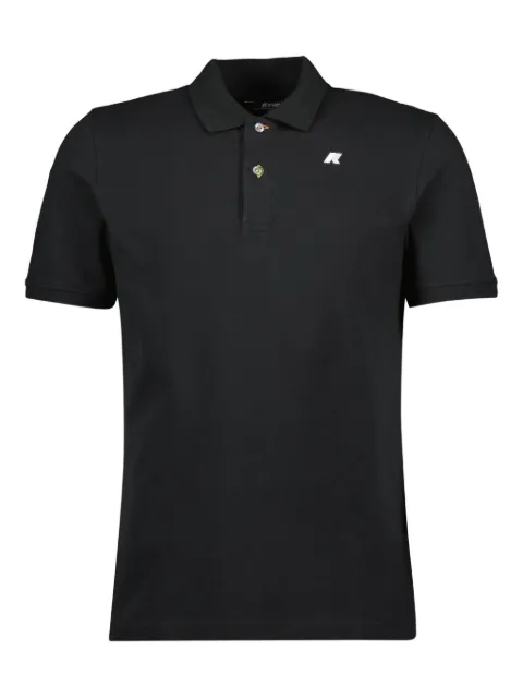 K-Way two-button pique polo shirt Black K1125CW