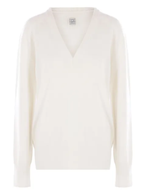 TOTEME v-neck cashmere sweater Neutrals 252WRT0521YA0016116