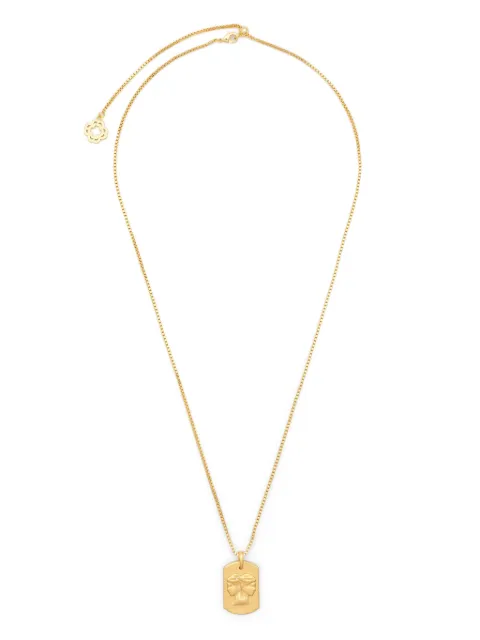 Maje zodiac sign plaque necklace Gold MFABI01066