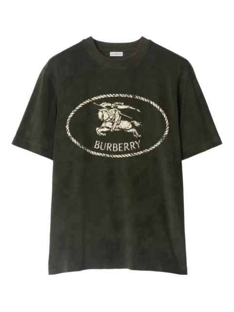 Burberry logo-print T-shirt Green 8112368