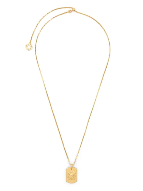 Maje zodiac sign plaque necklace Gold MFABI01066
