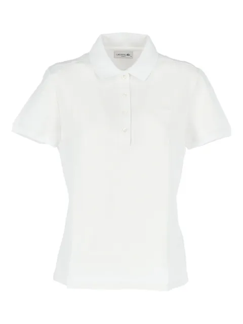 Lacoste button-up polo top White PF5462