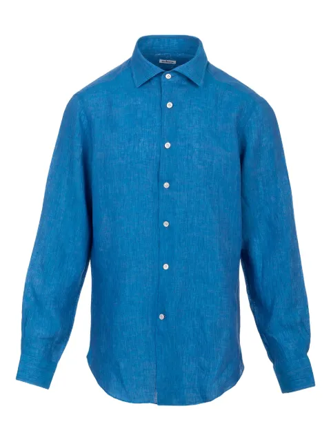 Kiton buttoned shirt Blue UCCH0840604000