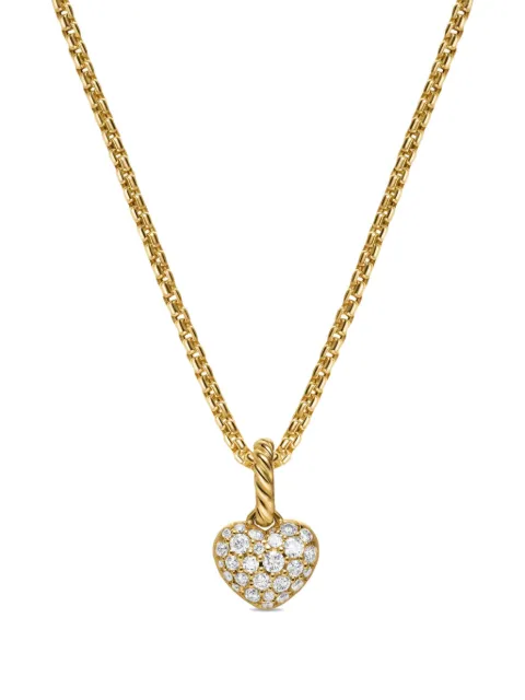 David Yurman 18K gold Petite Pavé© diamond pendant Gold D18567D88ADI