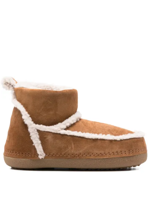 Inuikii Classic Shearling Low suede ankle boots Brown 10020030131858BROWN