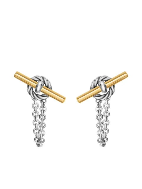 David Yurman 18K gold DY Mercer® earrings Silver E18422S8