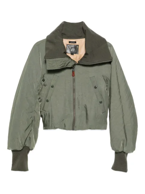 R13 zip-up bomber jacket Green R13WR502R623A