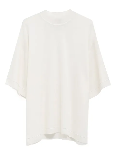 Alaïa knitted T-shirt Neutrals AA9H1269K083B
