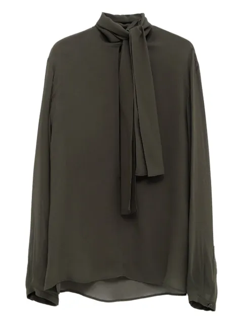 Alaïa long sleeve blouse Green AA9C0962T666A643