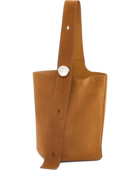 LOEWE Pebble bucket bag Brown BANBBBHX01