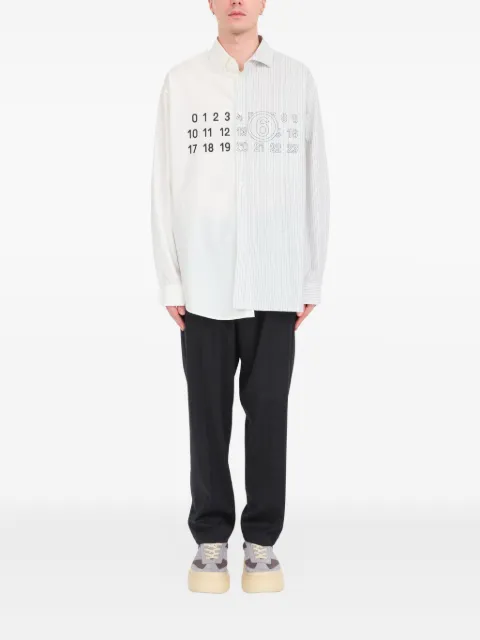 MM6 Maison Margiela poplin shirt White SH0DT0025MTN085