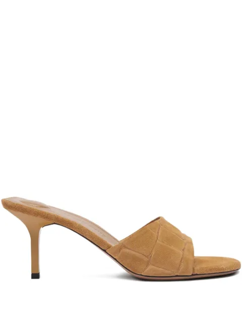 Jacquemus 70mm Cubisto mules Brown 251FO1674355