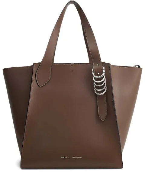 Dorothee Schumacher leather tote bag Brown 051003