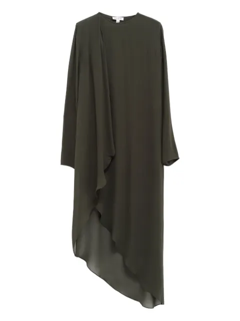 Alaïa asymmetrical dress Green AA9R2695T666B