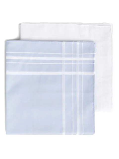 Simonnot Godard silk scarf (pack of two) White SONATEBLANCPACK2PAUELOS