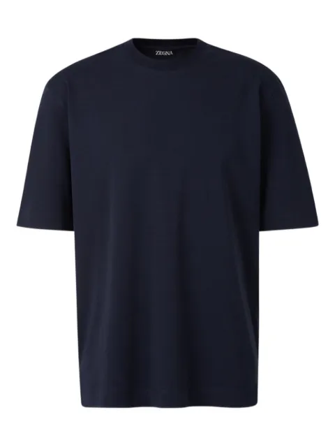 Zegna cotton T-shirt Blue UF366A9F734F734