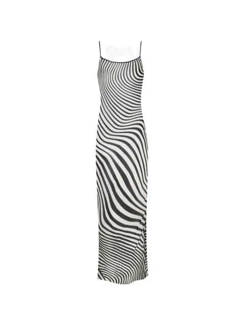 Maison Close Fever backless maxi dress Black 563937
