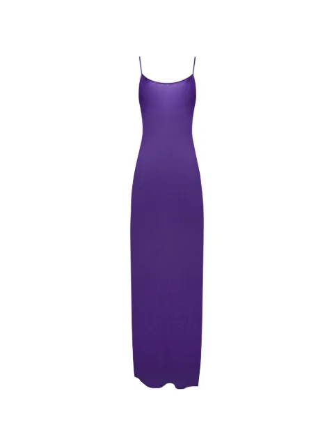 Maison Close Fever backless maxi dress Purple 563987